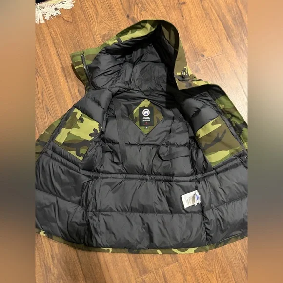 New without tags Canada Goose Rideau Hooded parka down camouflage size medium - Picture 7 of 16
